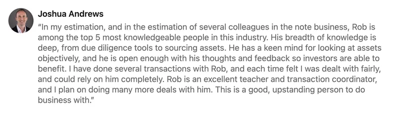 LinkedIn recommendation from Joshua Andrews