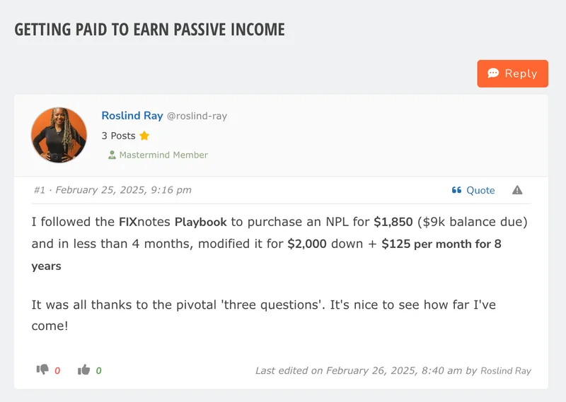Community post from Roz
