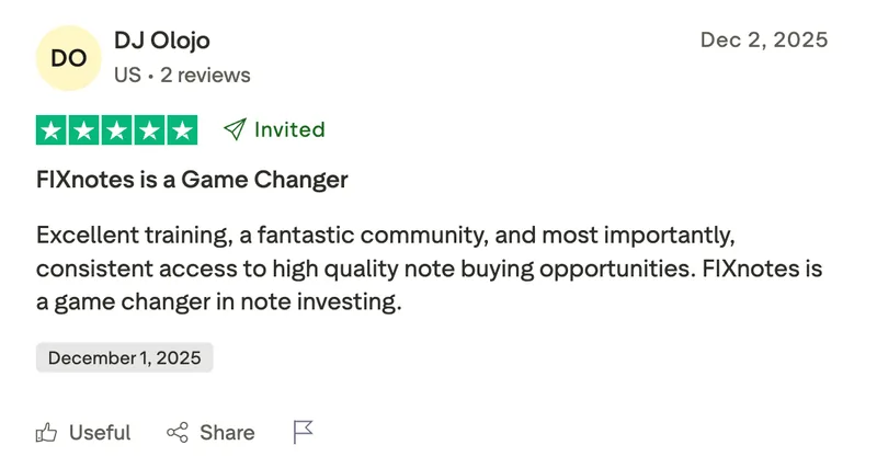 Trustpilot review from DJ Olojo