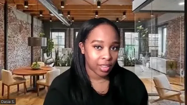 Video testimonial from Dasia Sherman