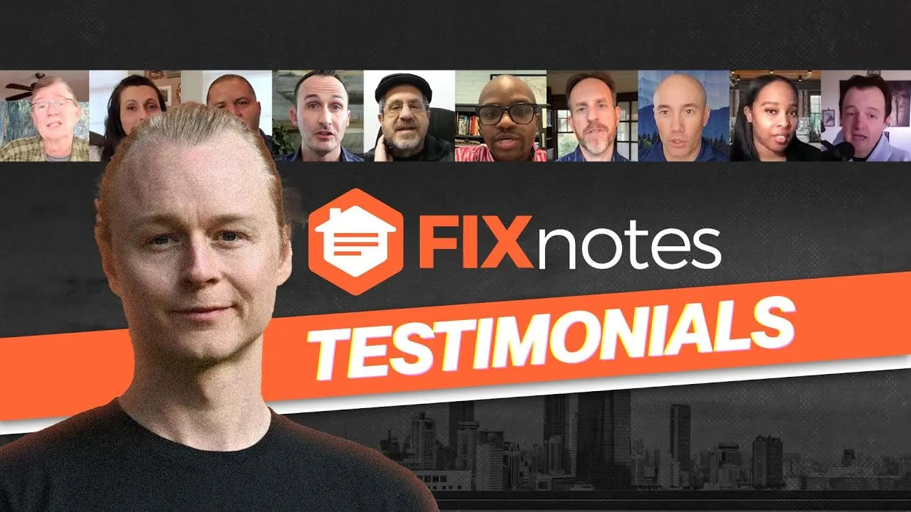 Video testimonial from FIXnotes members
